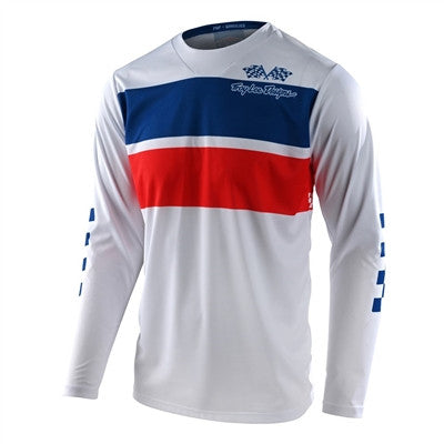 Troy Lee Designs 2022 GP Jersey - Racing Stripe White