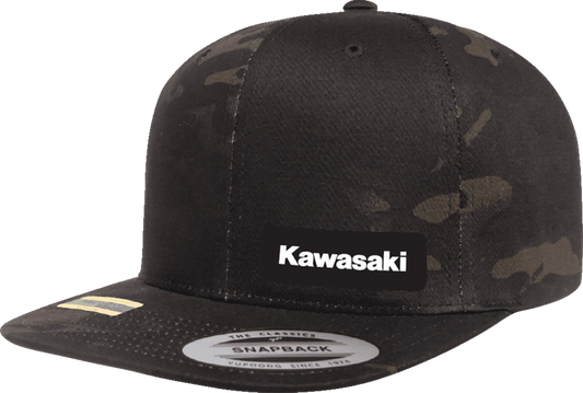 Factory Effex Kawasaki Camo Snapback Hat Black