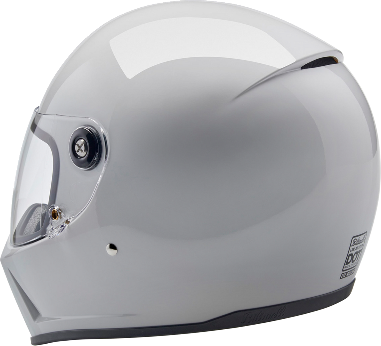 Biltwell Lane Splitter Full Face Helmet Gloss White