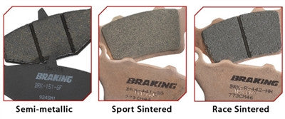 Braking Buell High-Performance Semi-Metallic Front Brake Pads