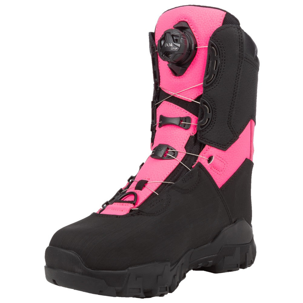 Klim Womens Adrenaline Pro S GTX BOA Boots Black - Knockout Pink