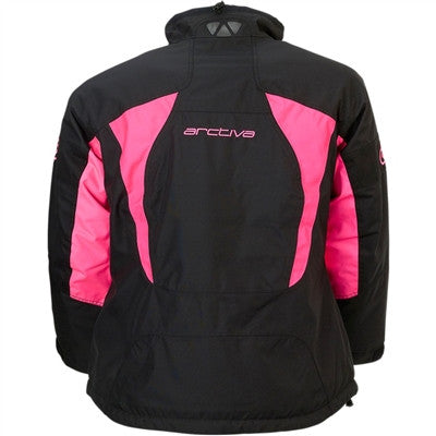 Arctiva Womens Pivot 3 Insulated Snow Jacket - Black/Pink