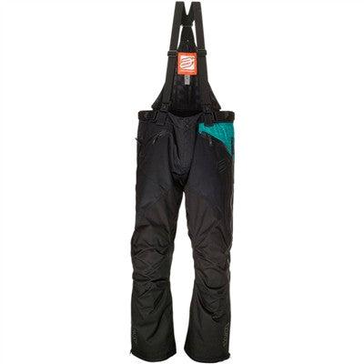 Arctiva LAT48 Insulated Snow Bib - Black/Green