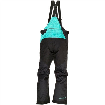 Arctiva Womens LAT48 Insulated Snow Bib - Black/Mint