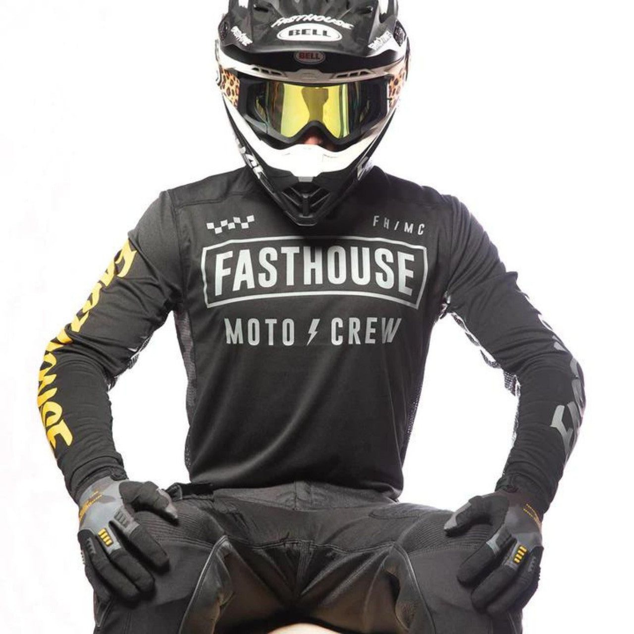 Fasthouse Strike Jersey - Black Camo