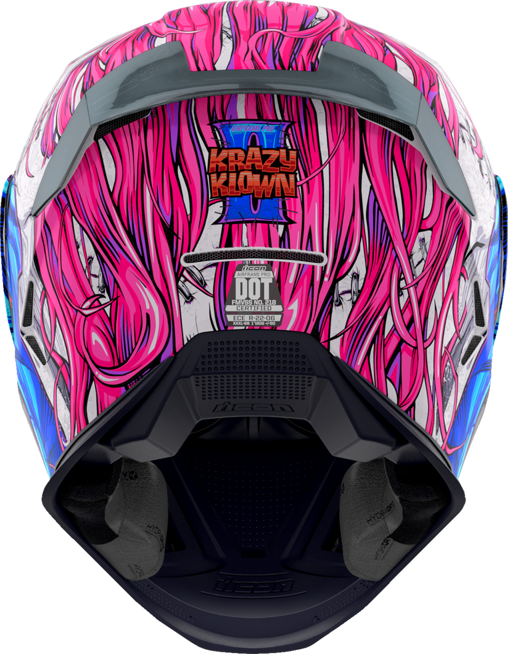 Icon Airframe Pro Helmet Krazy Klown 2 Pink