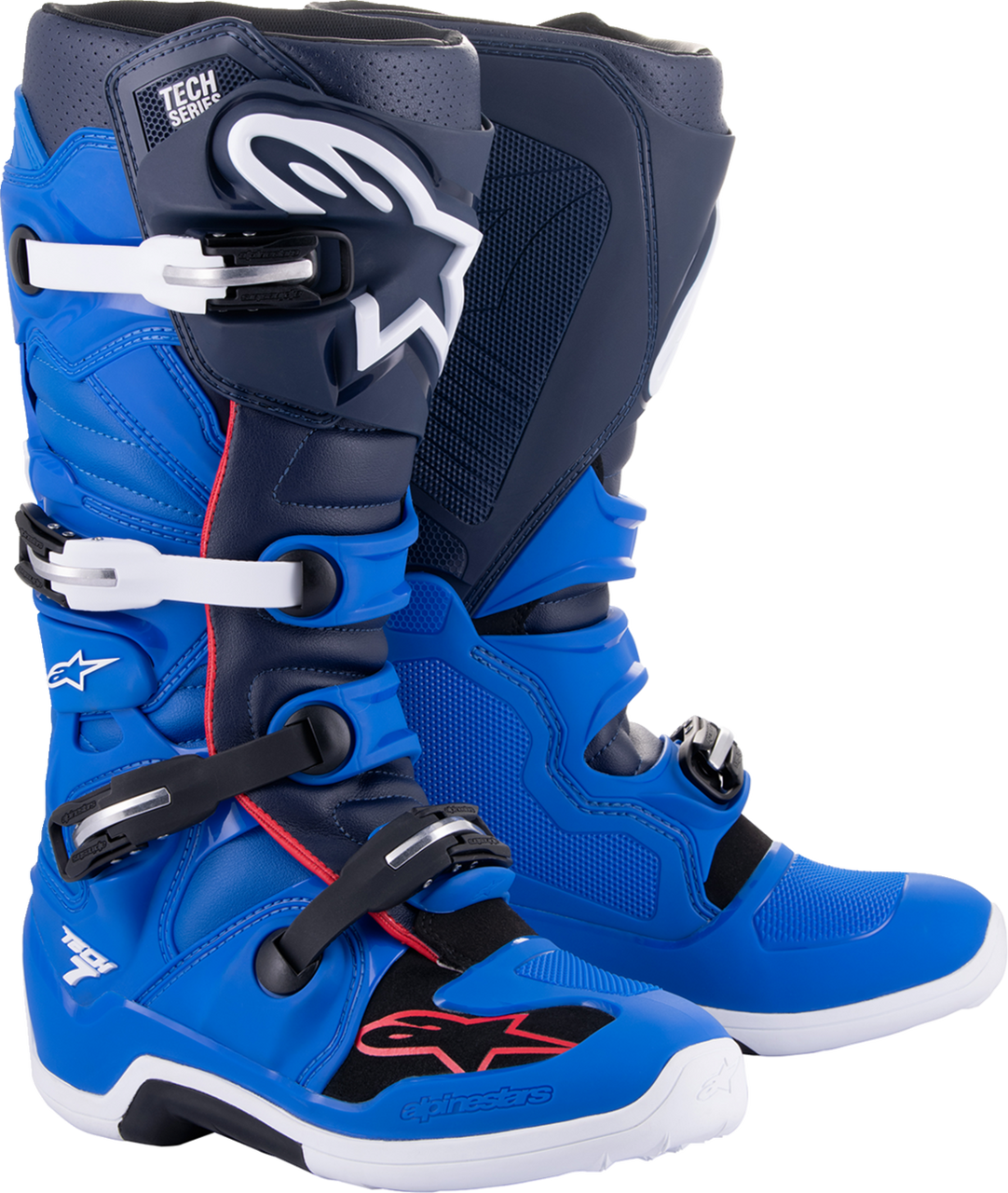 Alpinestars 2024 Tech 7 Boots - Blue/Red/Navy