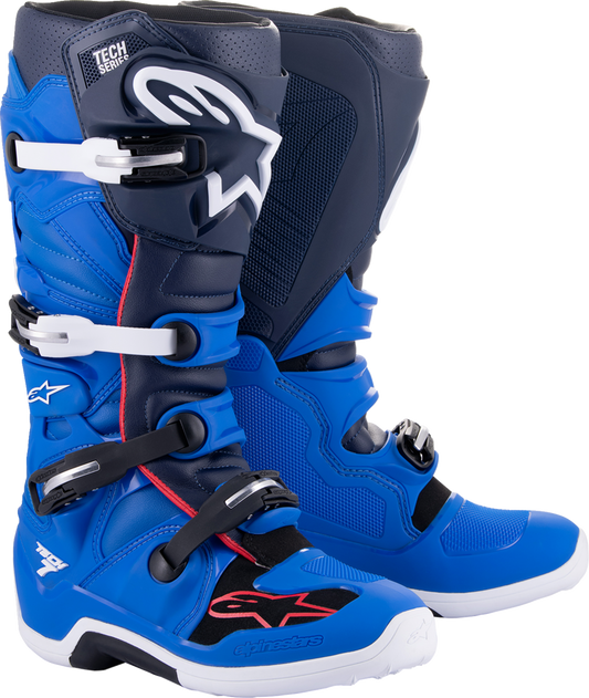 Alpinestars 2024 Tech 7 Boots - Blue/Red/Navy