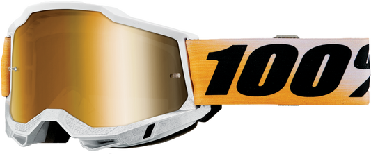 100% - 50014-00033 - ACCURI 2 GOGGLE SHIV MIRROR TRUE GOLD LENS