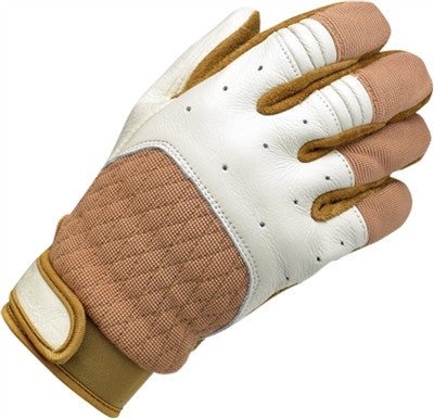 Biltwell 2017 Bantam Gloves - White/Tan