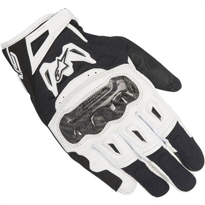 Alpinestars 2019 SMX-2 Air Carbon V2 Leather Gloves - Black White