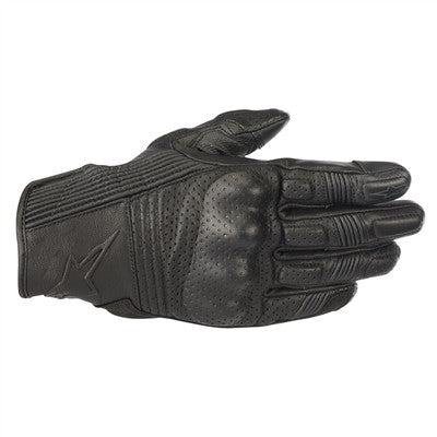 Alpinestars 2019 Mustang v2 Leather Gloves - Black/Black