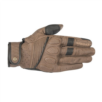 Alpinestars 2019 Crazy Eight Leather Gloves - Brown/Black