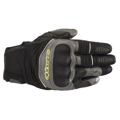 Alpinestars 2019 Crosser Air Touring Gloves - Black/Anthracite/Yellow Fluorescent