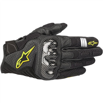 Alpinestars 2019 SMX-1 Air v2 Leather Gloves - Black/Yellow