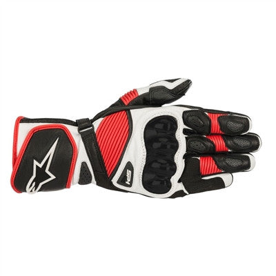 Alpinestars 2019 SP-1 v2 Leather Gloves - Black/White/Red