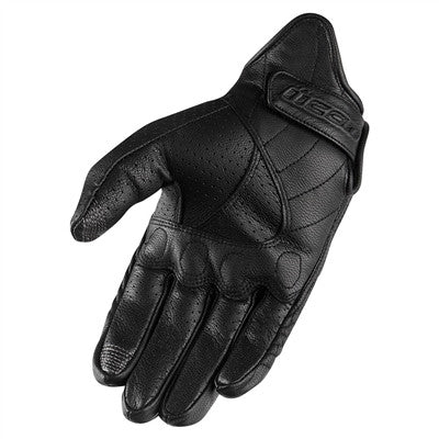 Icon Pursuit Classic Perforated Gloves - Black