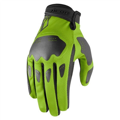 Icon Hooligan Gloves - Green