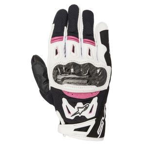 Alpinestars 2019 Womens Stella SMX-2 Air Carbon V2 Gloves - Black White Pink