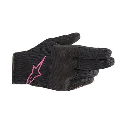 Alpinestars Womens Stella S-MAX Drystar Gloves - Black/Fuchsia