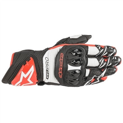Alpinestars 2019 GP Pro R3 Racing Gloves - Black/White/Red