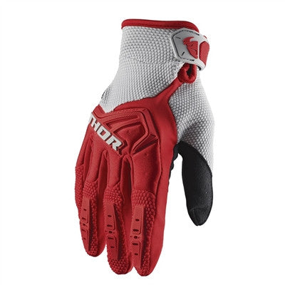 Thor 2021 Spectrum Gloves - Red/Grey