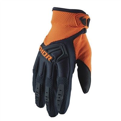 Thor 2021 Spectrum Gloves - Midnight/Orange