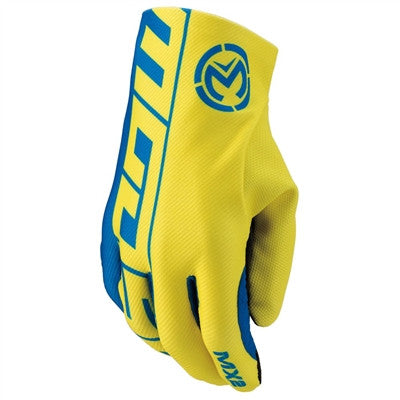 Moose Racing 2020 MX2 Gloves - Blue/Yellow