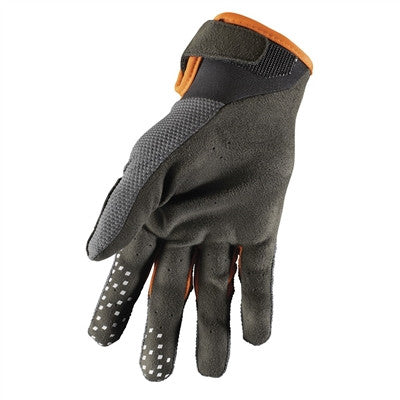 Thor 2021 Draft Gloves - Charcoal/Orange