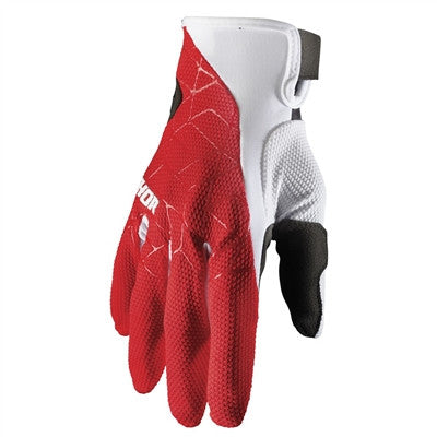 Thor 2021 Draft Gloves - Red/White