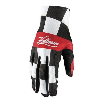 Thor 2022 Hallman Mainstay Gloves - Yellow/Checker