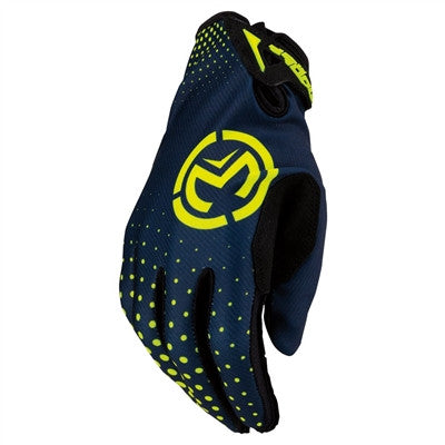 Moose Racing 2021 SX1 Gloves - Navy/Hi-Viz Yellow