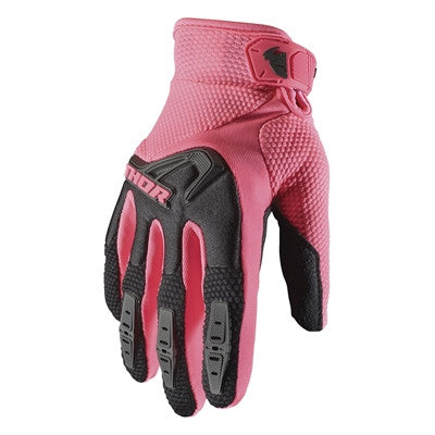 Thor 2021 Womens Spectrum Gloves - Black/Pink