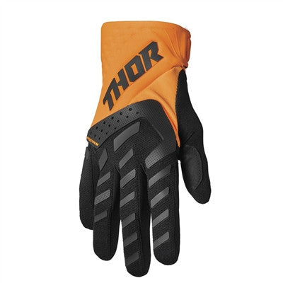 Thor 2023 Youth Spectrum Gloves - Orange/Black