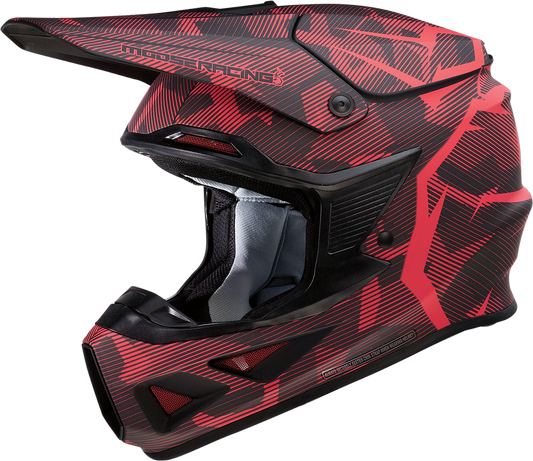 Moose Racing F.I. Agroid Camo MIPS Helmet Red/Black