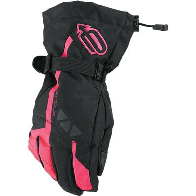 Arctiva Womens Pivot Snow Gloves - Black/Pink