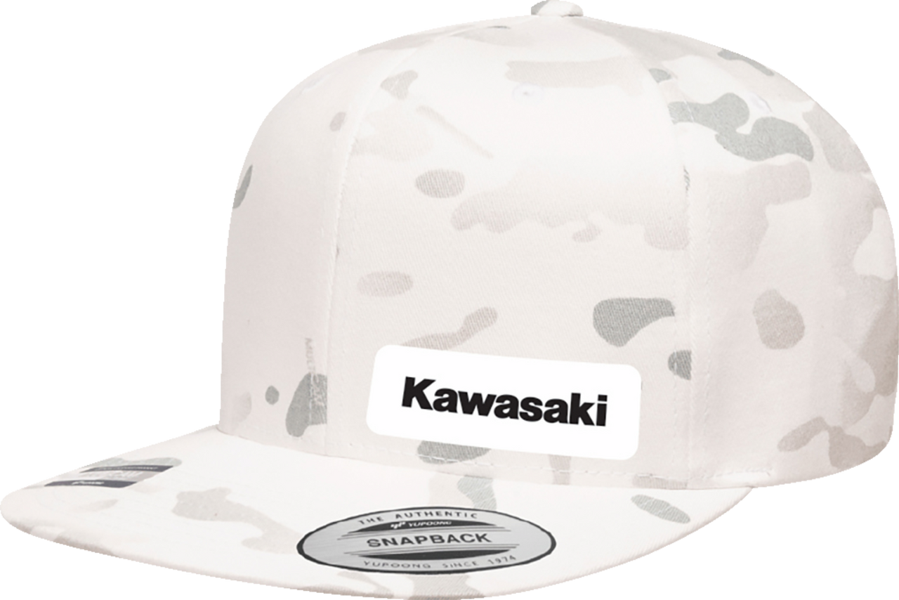 Factory Effex Kawasaki Snapback Hat Camo White