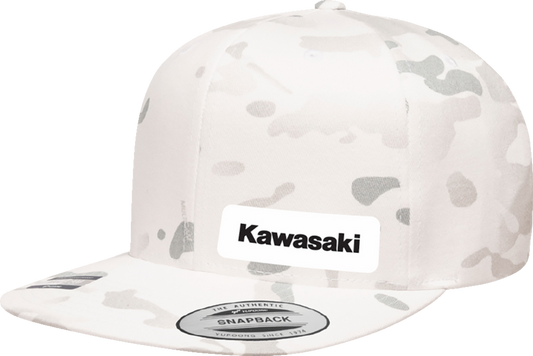 Factory Effex Kawasaki Snapback Hat Camo White
