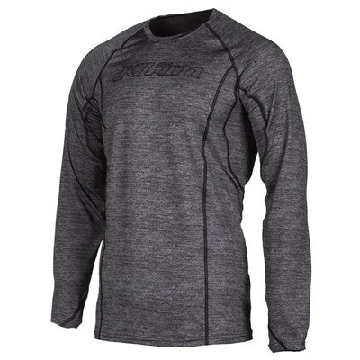 Klim Aggressor 1.0 Warm Base Layer Shirt - Black Heather