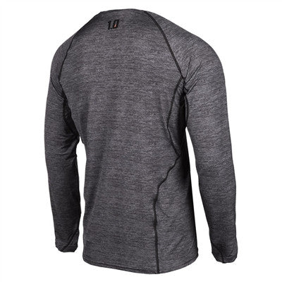 Klim Aggressor 1.0 Warm Base Layer Shirt - Black Heather