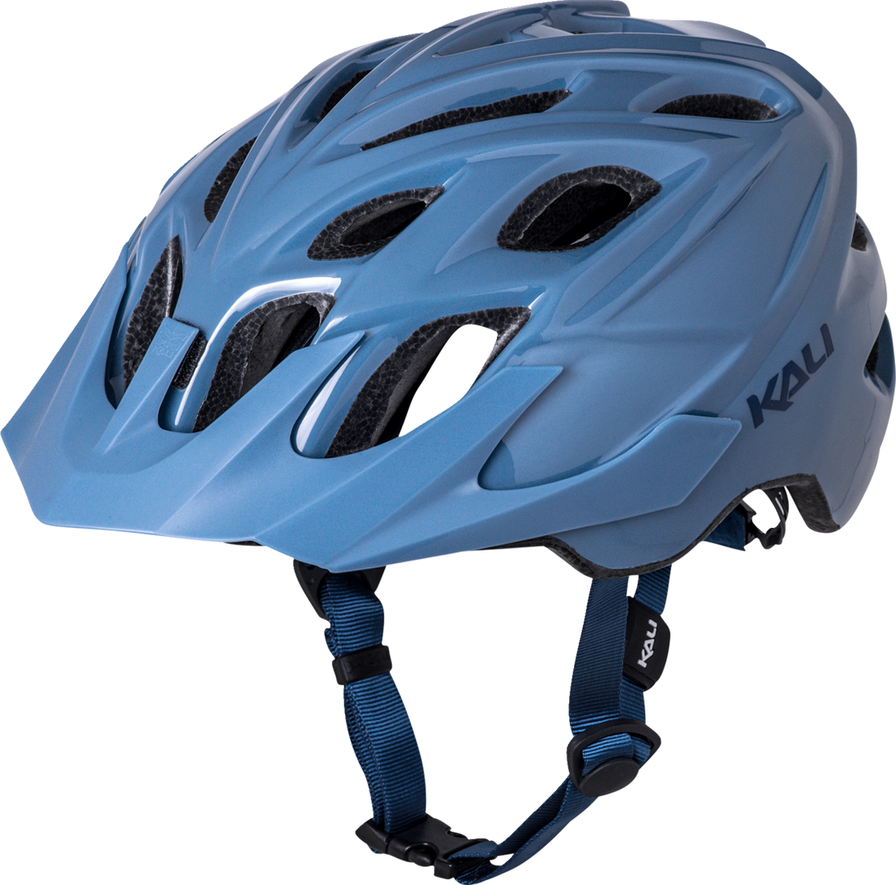 Kali Chakra Solo Solid Bicycle Helmet Thunder Blue