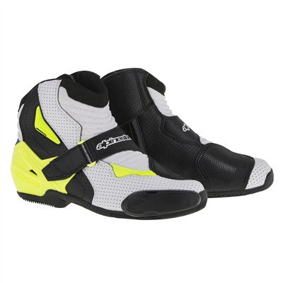 Alpinestars 2019 SMX-1 R Vented Boots - Black/White/Yellow