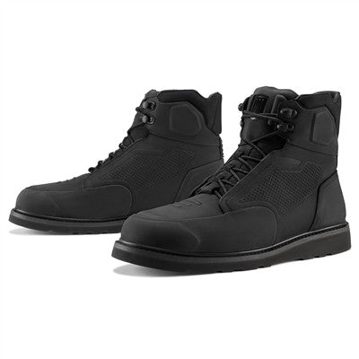 Icon Brigand Motorcycle Boots - Black