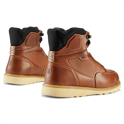 Icon Brigand Motorcycle Boots - Brown