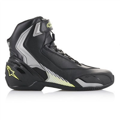 Alpinestars 2019 SP-1 v2 Riding Shoes - Black/Silver/Yellow Fluorescent
