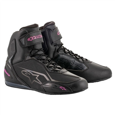 Alpinestars 2019 Womens Stella Faster-3 Riding Shoes - Black/Pink