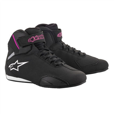 Alpinestars 2019 Womens Stella Sektor Riding Shoes - Black/Pink