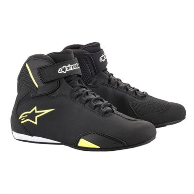 Alpinestars 2019 Sektor Riding Shoes - Black/Yellow
