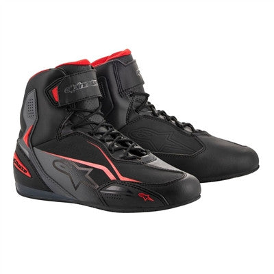 Alpinestars 2019 Faster-3 Riding Shoes - Black/Grey/Red