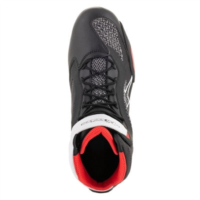 Alpinestars 2019 Faster-3 Rideknit Riding Shoes - Black/White/Red